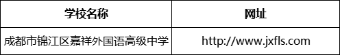 成都市錦江區(qū)嘉祥外國(guó)語(yǔ)高級(jí)中學(xué)網(wǎng)址是什么？