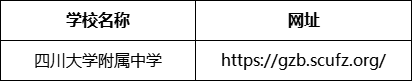 成都市成都十二中（四川大學(xué)附屬中學(xué)）網(wǎng)址是什么？