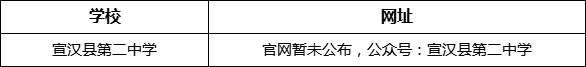 達(dá)州市宣漢縣第二中學(xué)網(wǎng)址是什么？