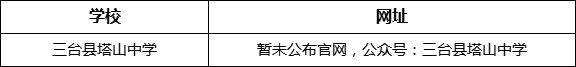 綿陽市三臺縣塔山中學(xué)網(wǎng)址是什么？