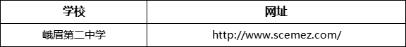 樂山市峨眉第二中學(xué)網(wǎng)址是什么？